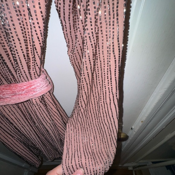 NWOT - Karina Grimaldi Sequin Dress with Balloon Sleeves - Picture 3 of 7